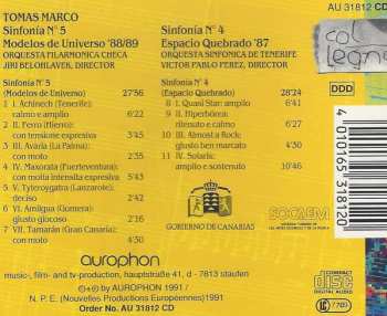 CD Tomás Marco: Sinfonia No. 5; Sinfonia No. 4 412451