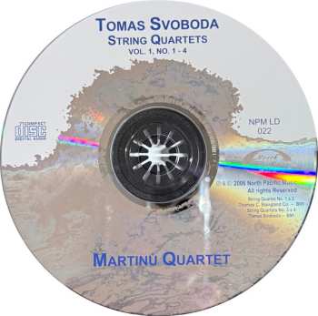 CD Martinů Quartet:  String Quartets - Vol. 1, No. 1 - 4
