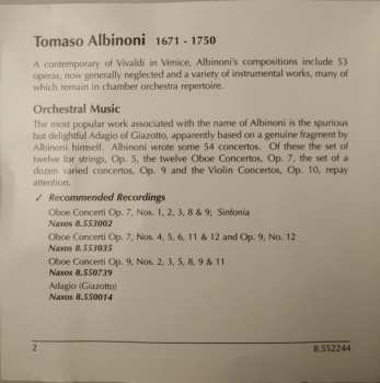 CD Tomaso Albinoni: Adagio 330075