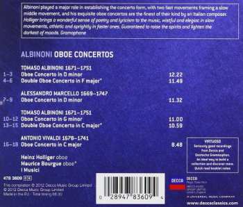 CD Tomaso Albinoni: Oboe Concertos 45594