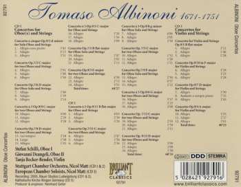 3CD Tomaso Albinoni: Oboe Concertos Complete, Op. 7 & 9 97889