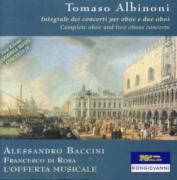 Tomaso Albinoni: Oboenkonzerte Op.7 Nr.2,3,5,6,8,9,11,12