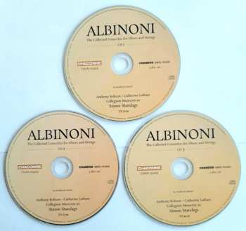 3CD Tomaso Albinoni: The Collected Concertos For Oboes And Strings 319077