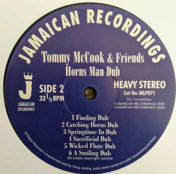 LP Tommy McCook: Horns Man Dub 359078