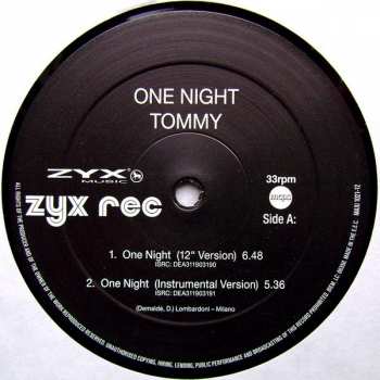 LP Tommy: One Night 67210