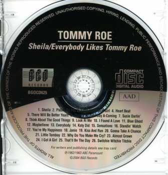 CD Tommy Roe: Sheila / Everybody Likes Tommy Roe 408967