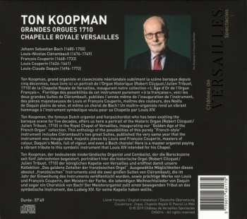 CD Ton Koopman: Grandes Orgues 1710 183925