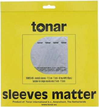 Audiotechnika : Tonar Nostatic 7" Sleeves