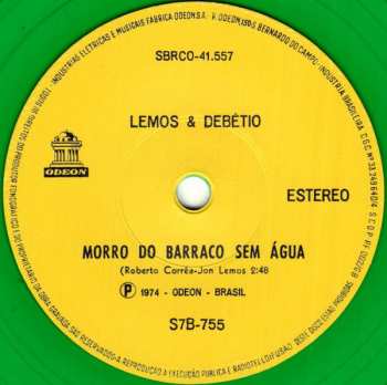 SP Toninho Lemos: Morro Do Barraco Sem Água / Retrato da Vida LTD | CLR 62368