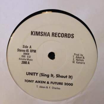 LP Tony Aiken: Unity, Sing It, Shout It