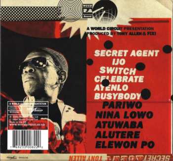 CD Tony Allen: Secret Agent 181055