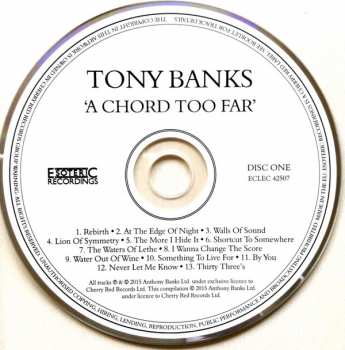 4CD Tony Banks: A Chord Too Far 193235