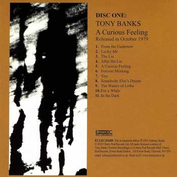 7CD/DVD/Box Set Tony Banks: Banks Vaults - The Albums 1979-1995 105004