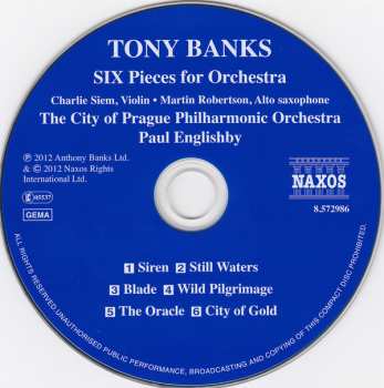 CD Tony Banks: Six Pieces For Orchestra 32850