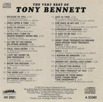 CD Tony Bennett: The Very Best Of Tony Bennett 405592