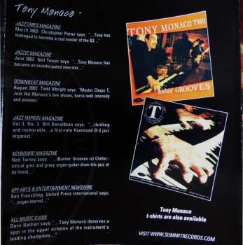 CD Tony Monaco Trio: Intimately Live At The 501 304141