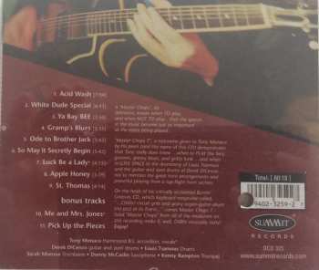CD Tony Monaco Trio: Master Chops T 278712