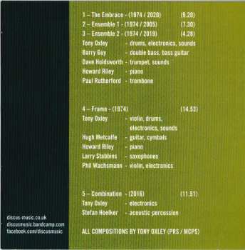 CD Tony Oxley: Unreleased 1974 - 2016 481437
