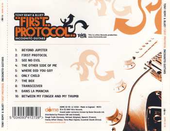CD Tony Remy: First Protocol: Incognito Guitars 327331