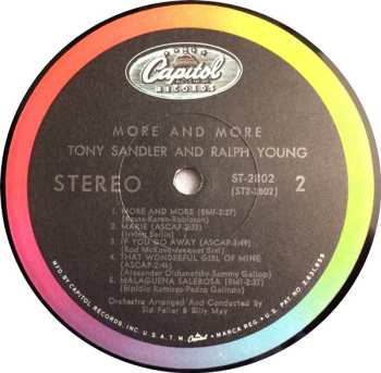 LP Sandler & Young: More & More Of Tony Sandler & Ralph Young 543051