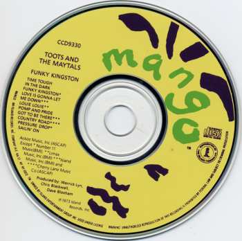 CD Toots & The Maytals: Funky Kingston