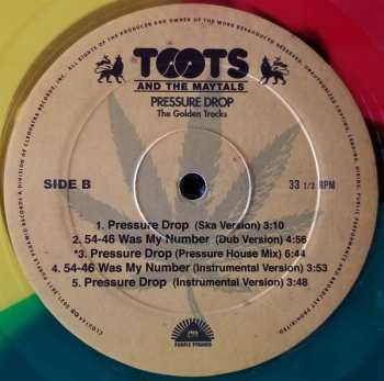LP Toots & The Maytals: Pressure Drop The Golden Tracks LTD | CLR 353227