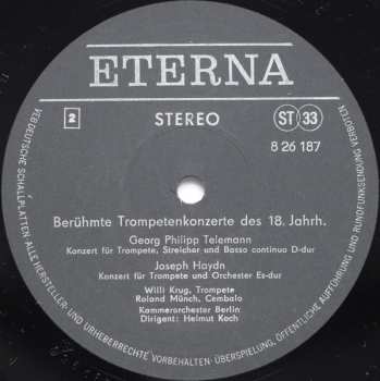 LP Joseph Haydn: Berühmte Trompetenkonzerte Des 18. Jahrhunderts