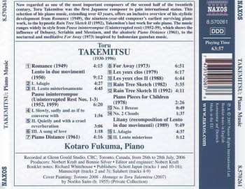 CD Toru Takemitsu: Piano Music 279811