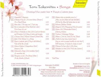 CD Toru Takemitsu: Songs 375601