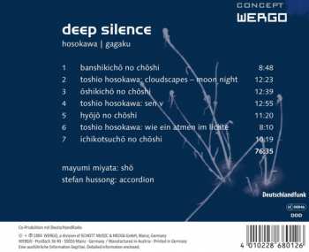CD Toshio Hosokawa: Deep Silence 288548