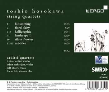 CD Toshio Hosokawa: Silent Flowers - String Quartets 329669