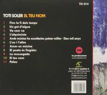 CD Toti Soler: El Teu Nom 319357