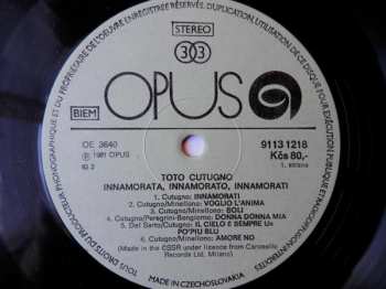 LP Toto Cutugno: Innamorata, Innamorato, Innamorati 42313
