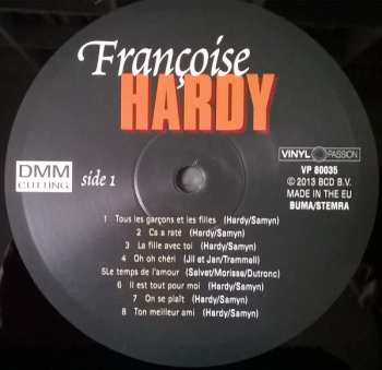 LP Françoise Hardy: Tous Les Garçons Et Les Filles 37067