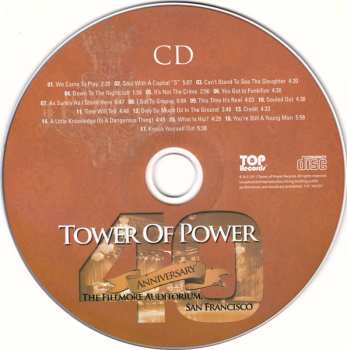 CD/DVD Tower Of Power: 40th Anniversary The Fillmore Auditorium, San Francisco 397199