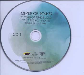 2CD/DVD Tower Of Power: 50 Years Of Funk & Soul: Live At The Fox Theater-Oakland Ca-June 2018  147399