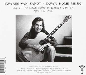 CD Townes Van Zandt: Down Home Music - Live 1985 WETS - FM DIGI 521808