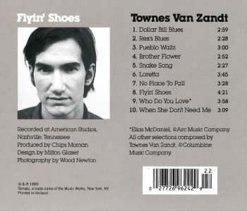 CD Townes Van Zandt: Flyin' Shoes 500559