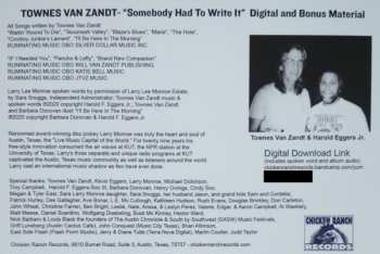 LP Townes Van Zandt: Somebody Had To Write It 107174