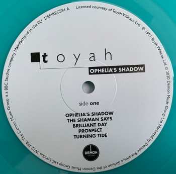 LP Toyah: Ophelia's Shadow CLR 58492