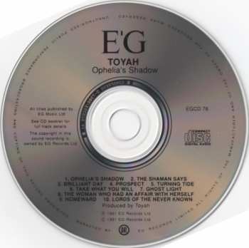2CD Toyah: Ophelia's Shadow
