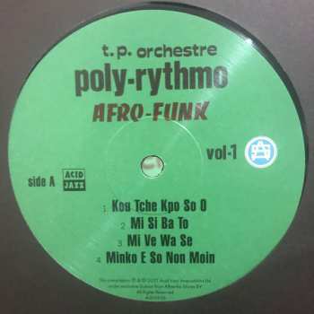 LP T.P. Orchestre Poly-Rythmo: Afro-Funk Vol-1 482525