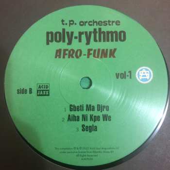 LP T.P. Orchestre Poly-Rythmo: Afro-Funk Vol-1 482525