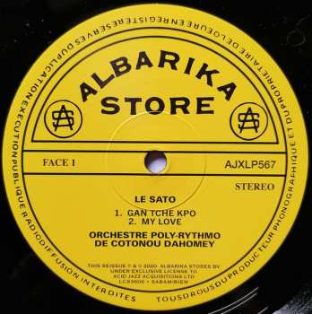 LP T.P. Orchestre Poly-Rythmo: Le Sato 69376