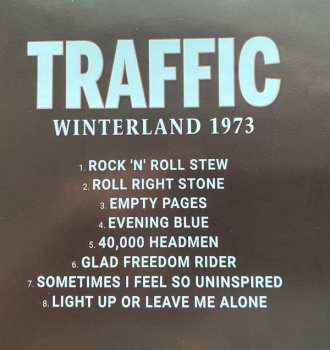 CD Traffic: Winterland 1973 429995