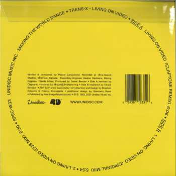 LP Trans-X: Living On Video (Claptone Remix) CLR 416863