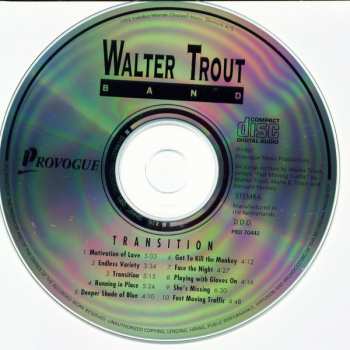 CD Walter Trout Band: Transition 37170