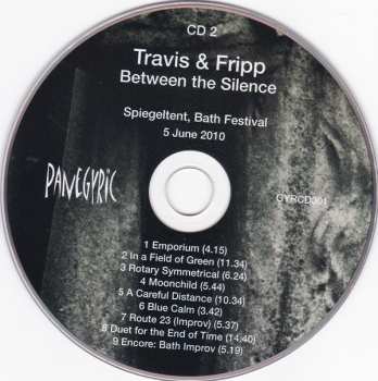 3CD Travis & Fripp: Between The Silence 156576