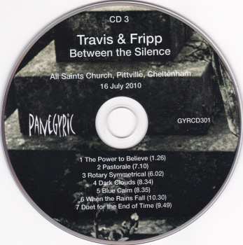 3CD Travis & Fripp: Between The Silence 156576