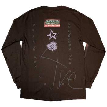 Merch Travis Scott: Travis Scott Unisex Long Sleeve T-shirt: Summer Run 2023 London (back Print & Ex-tour) (small) S